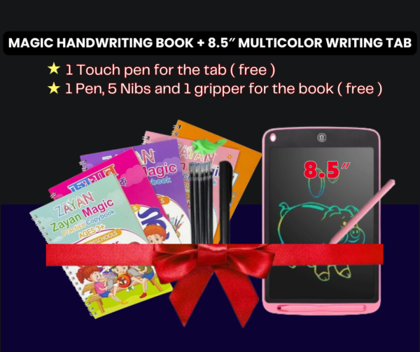 LCD Writing Tablet and Magic Hand Writing Book